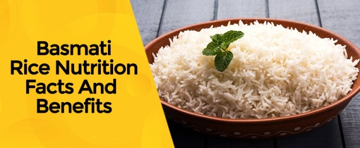 Basmati rice nutrition facts