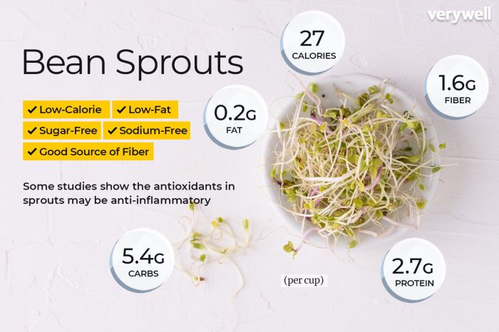 Bean sprouts nutrition facts